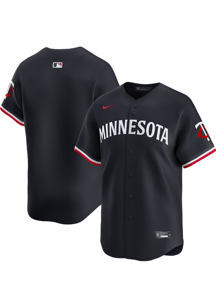 Nike Minnesota Twins Mens Navy Blue Alt Limited Baseball Jersey