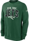 Main image for Nike New York Jets Mens Green Rewind Club Long Sleeve Crew Sweatshirt