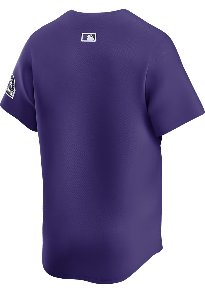 Nike Colorado Rockies Mens PURPLE Alt 2024 Limited Baseball