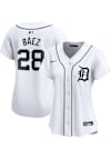 Main image for Javier Baez Nike Detroit Tigers Womens White Home Graphic Limited Baseball Jersey