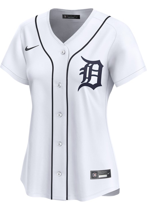 Javier Baez Nike Detroit Tigers Womens White Home Graphic Limited Baseball Jersey