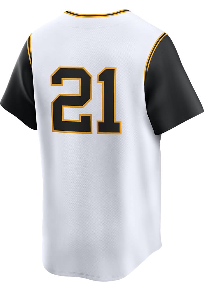 売れ筋商品|||ナイキ Tシャツ トップス レディース Men's Roberto Clemente Pittsburgh Pirates Coop Player Replica Jersey Gray Nike Men's Roberto Clemente Pittsburgh Pirates Coop Player