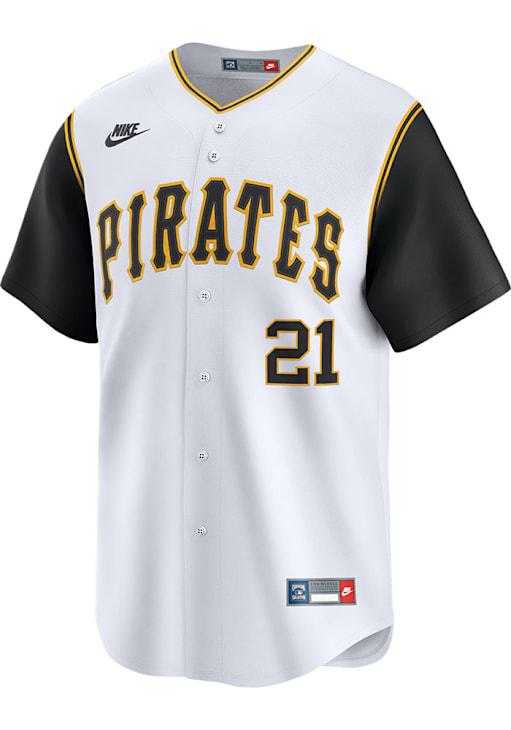 Pittsburgh Pirates Roberto Clemente Nike WHITE Throwback