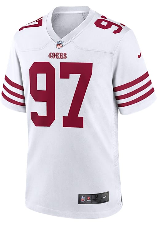 Nick Bosa San Francisco 49ers WHITE Road Jersey 173202201