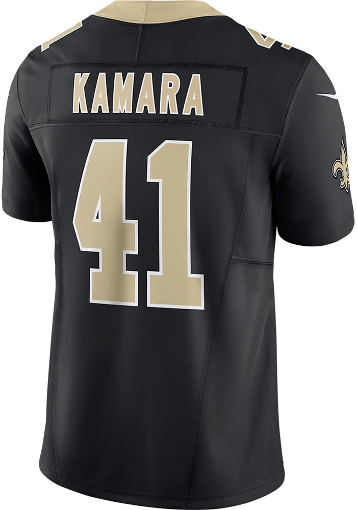 Alvin Kamara New Orleans Saints Mens Vapor F.U.S.E. Limited Football Jersey BLACK