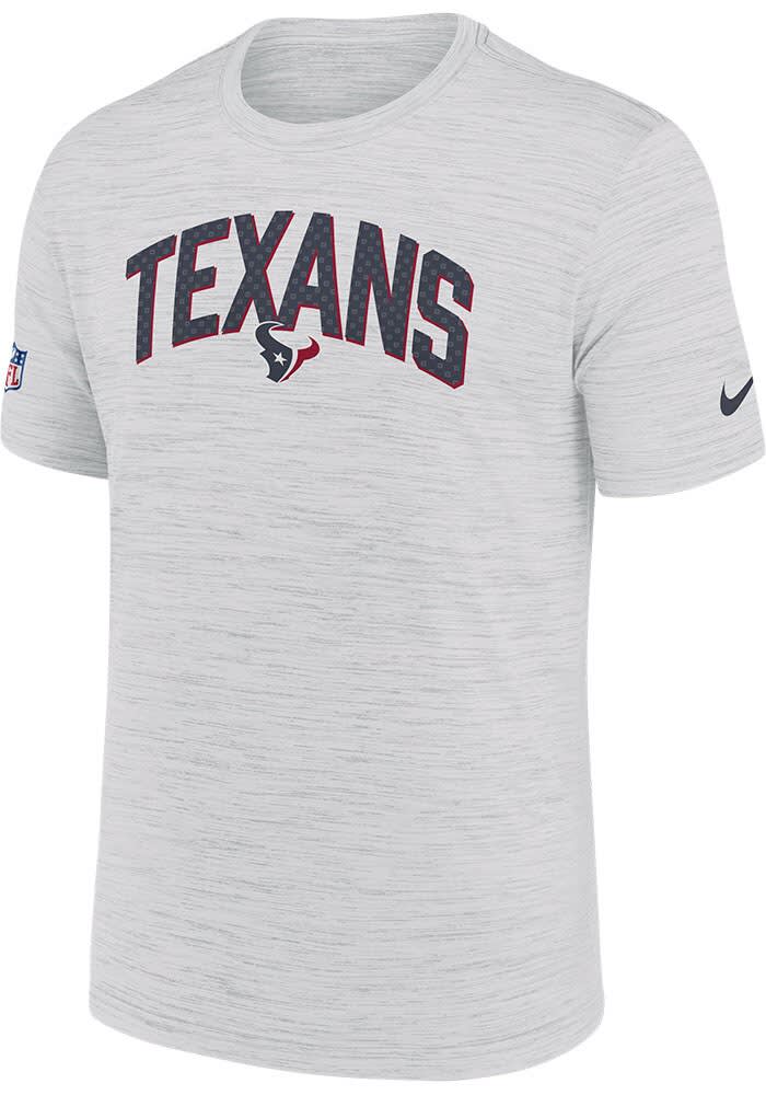 Nike Houston Texans Velocity Short Sleeve T Shirt WHITE