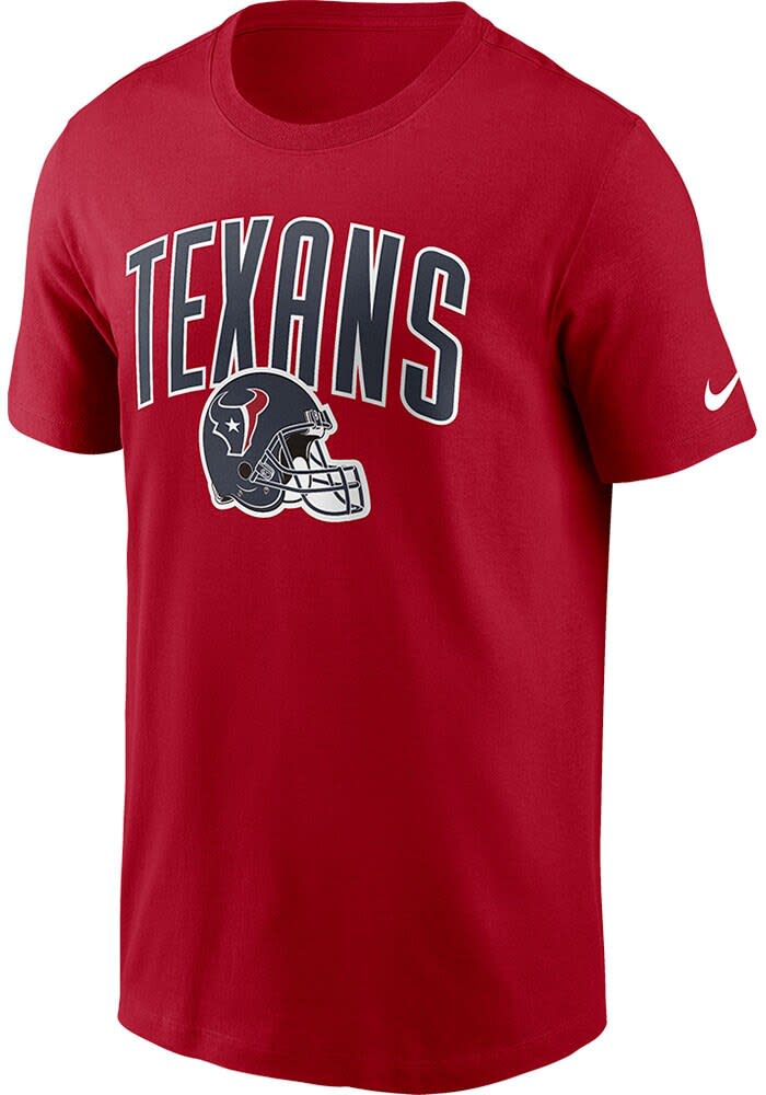 Nike Houston Texans RED Essential Team Athletic Short Sleeve T Shirt