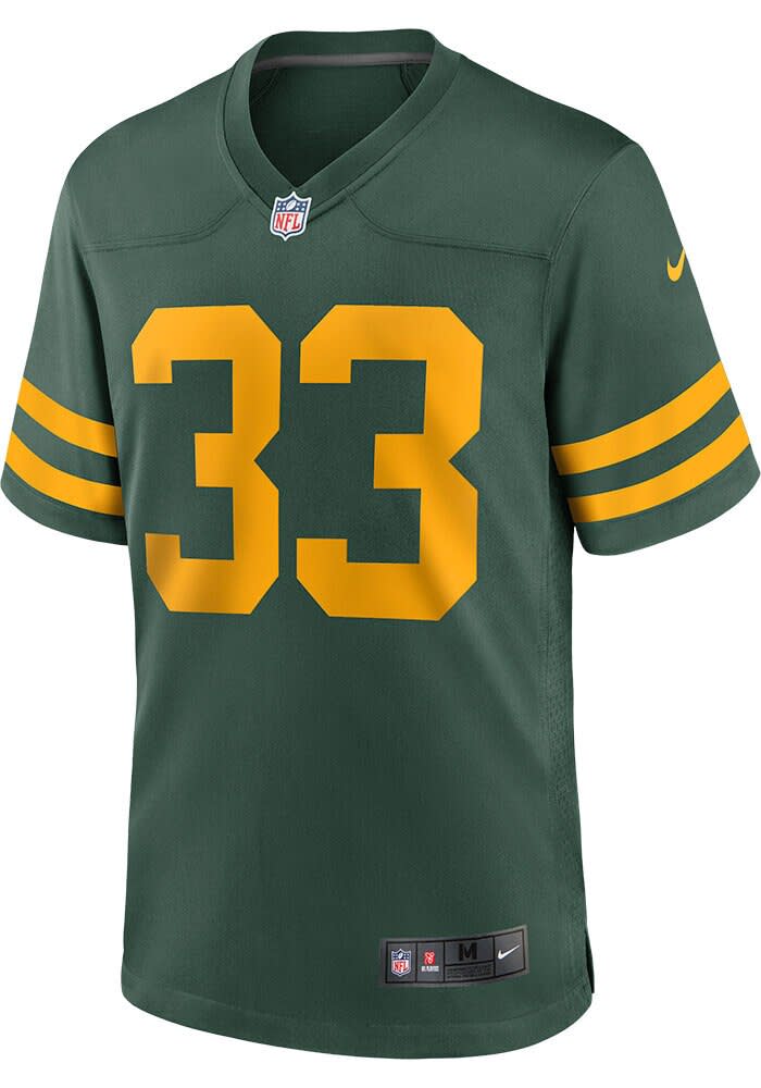 Aaron Jones Green Bay Packers GREEN Alt Jersey - 173202374