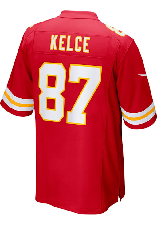 Travis Kelce  Nike Kansas City Chiefs Red Home Game Football Jersey