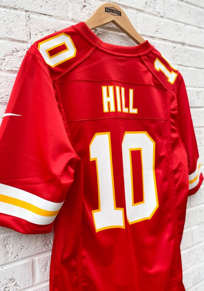 red tyreek hill jersey