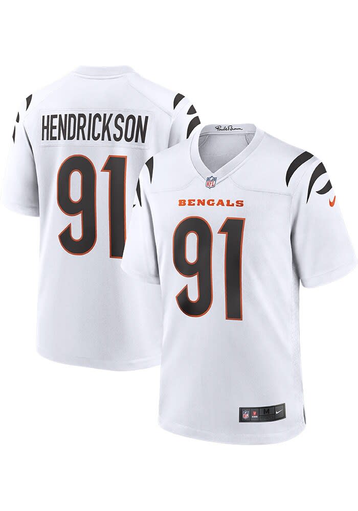 Trey Hendrickson Cincinnati Bengals Road Game Jersey White