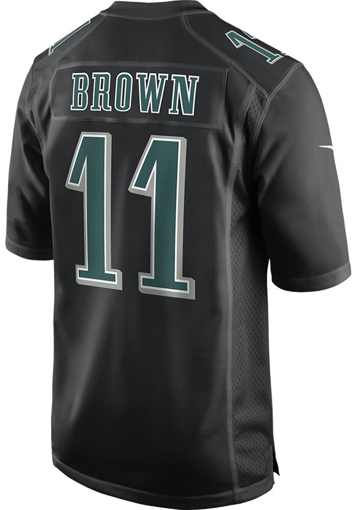 AJ Brown Philadelphia Eagles BLACK Carbon Jersey - 173202460