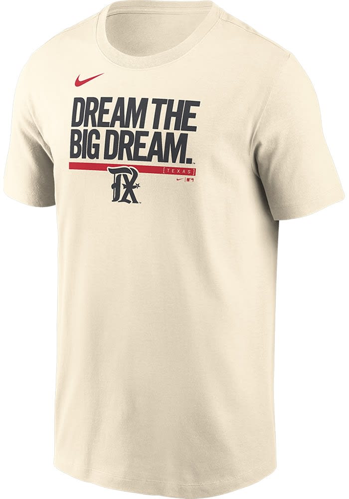 Nike Texas Rangers TAN City Connect Dream Short Sleeve T