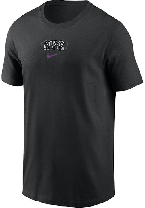 Nike New York Mets BLACK City Connect Short Sleeve T Shirt - 173202502