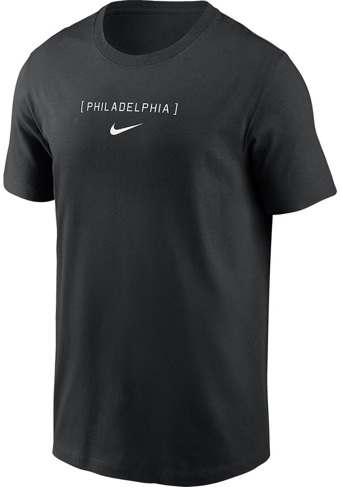 NIKE / ナイキ MLB PHILADELPHIA PHILLIES T-SHIRT BLACK XL,XXL Men's Philadelphia Phillies Nike Black Local Nickname Long