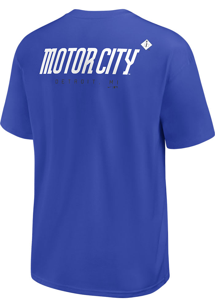Nike Detroit Tigers NAVY City Connect Logo Short Sleeve T