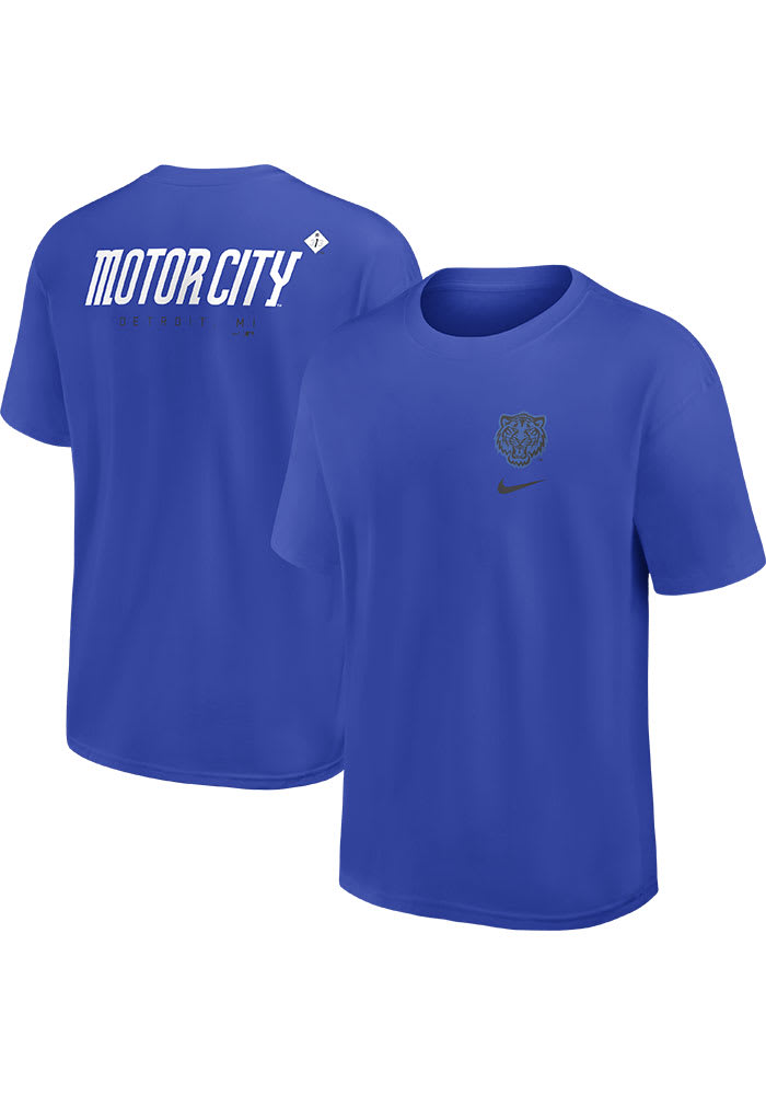 Nike Detroit Tigers ベースボールシャツ Men's Detroit Tigers Javier Baez Nike Navy 2024 City Connect