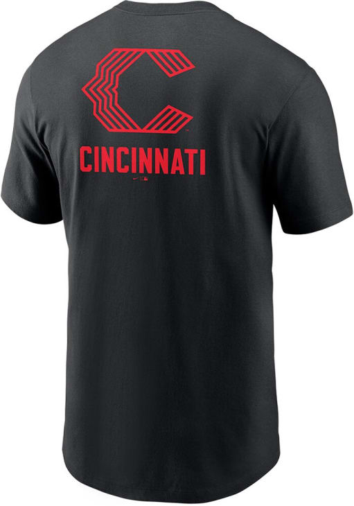 Nike Cincinnati Reds Black City Connect Short Sleeve T Shirt