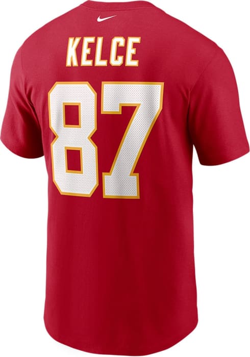 Travis Kelce Chiefs Name Number Short Sleeve Player T Shirt