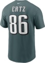 Zach Ertz Philadelphia Eagles Nike Name Number T-Shirt - Midnight Green