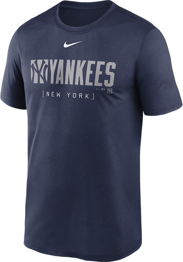 Nike New York Yankees Navy Blue Knockout Legend Short Sleeve T Shirt