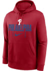 Main image for Nike Philadelphia Phillies Mens Red Club Stack Long Sleeve Hoodie