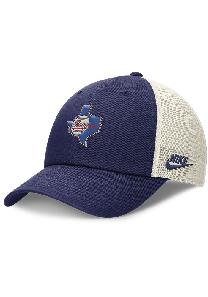 Nike Texas Rangers ROYAL Cooperstown Rewind H86 Trucker