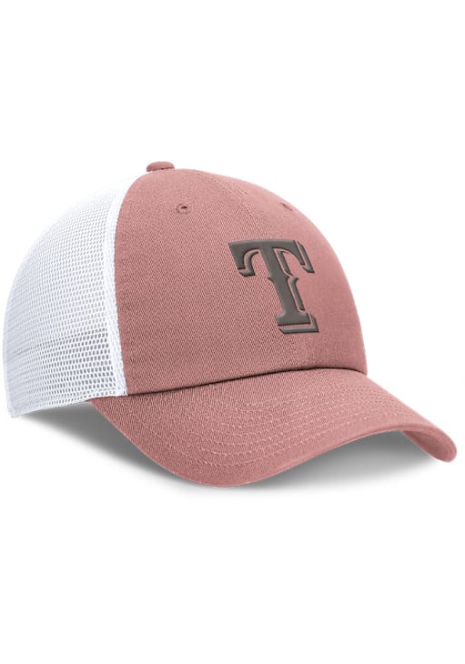 Texas Rangers Nike Womens PINK Tonal Logo Statement H86 Trucker