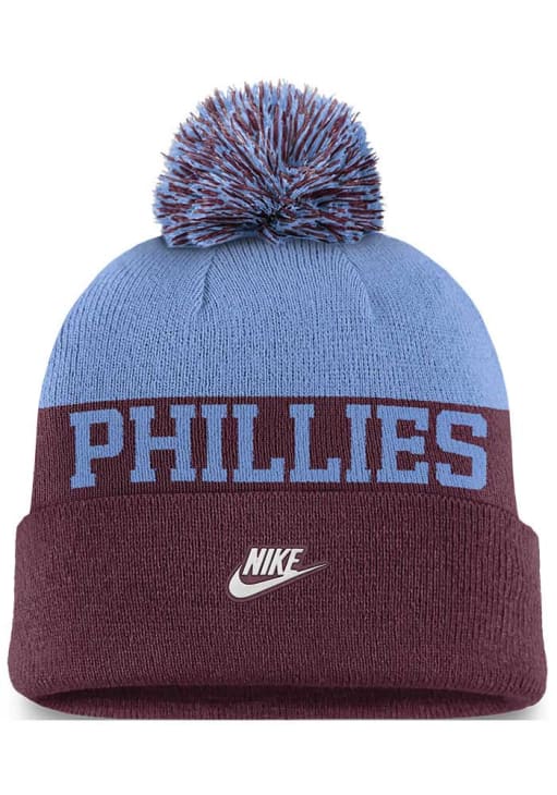 Philadelphia Phillies Nike Maroon Knit Hat