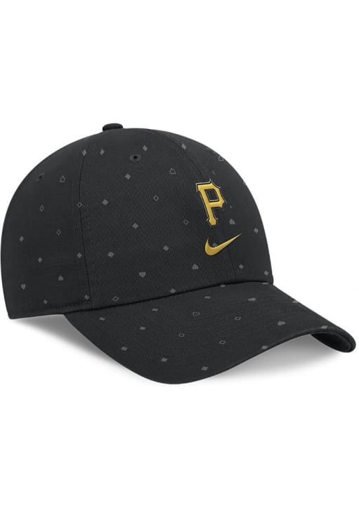 Nike Pittsburgh Pirates Black Sublimated Pattern H86 Womens Adjustable Hat
