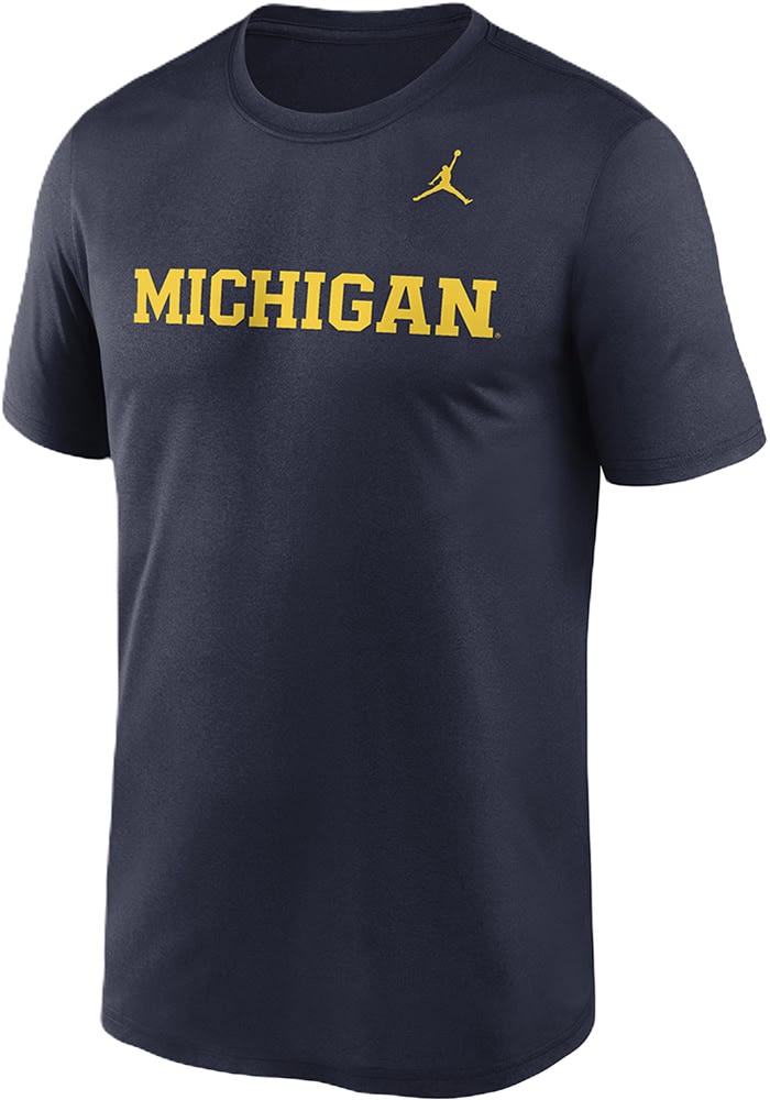 michigan dri fit t shirt