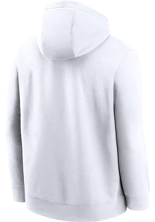 Nike Texas Longhorns Mens White Club Fleece Long Sleeve Hoodie