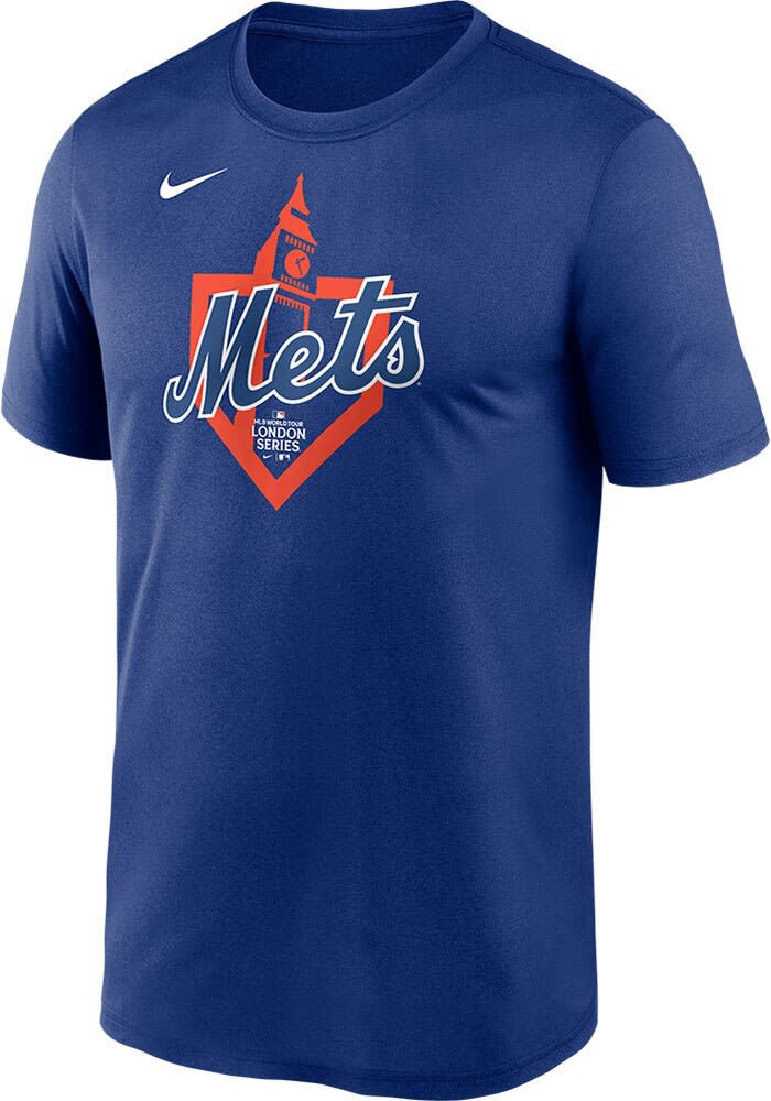 Nike New York Mets Red 2024 World Tour Short Sleeve T Shirt