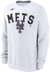 Main image for Nike New York Mets Mens White Classic Long Sleeve Crew Sweatshirt