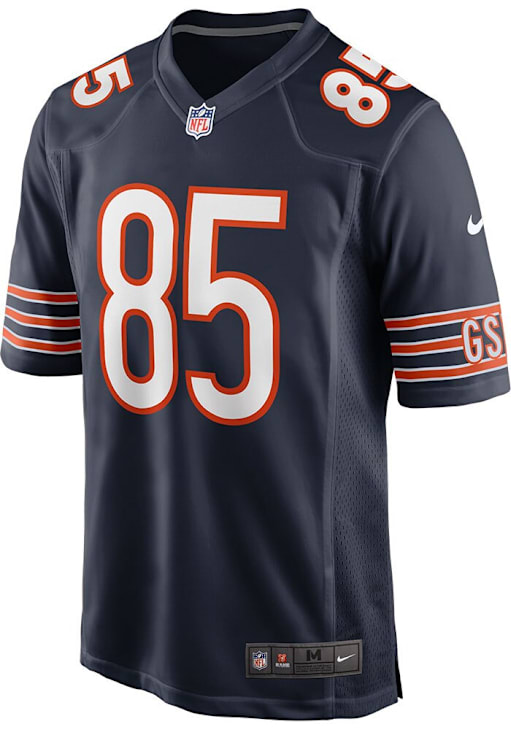 Nike Bears Mahomes Jersey DJ Moore Chicago Bears Mens NAVY Vapor