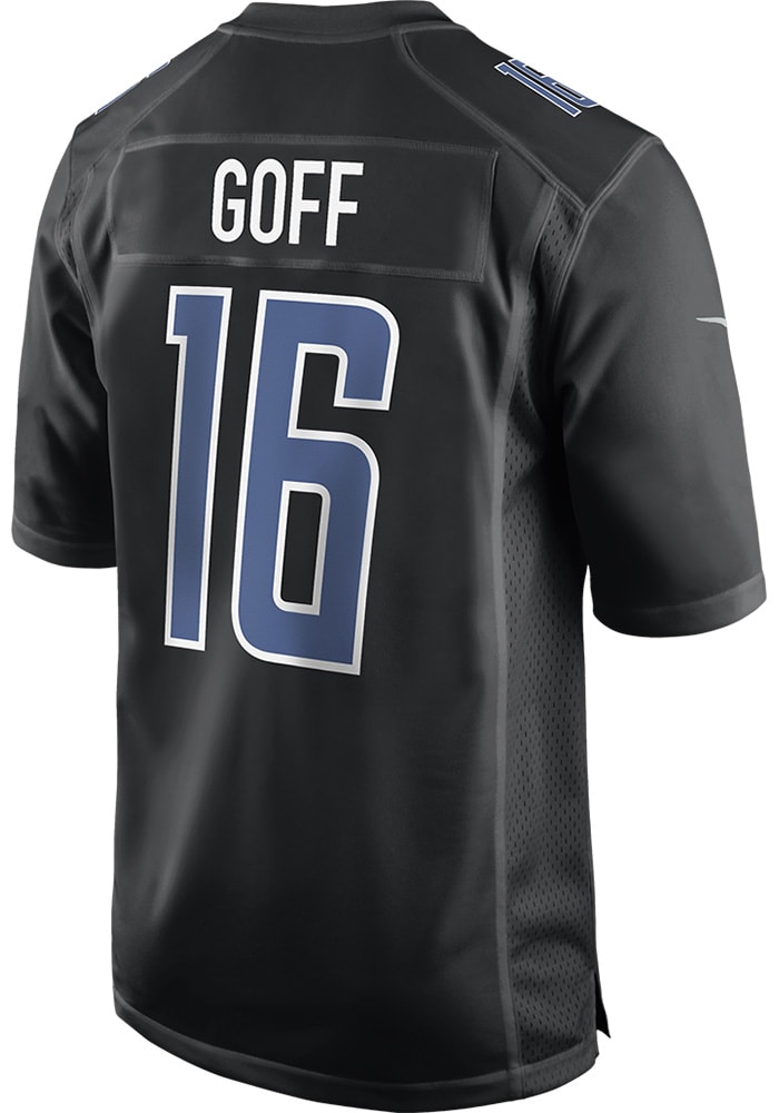 Detroit Lions No16 Jared Goff Men's Nike Multi-Color Black 2020 Crucial Catch Vapor Untouchable Limited Jersey