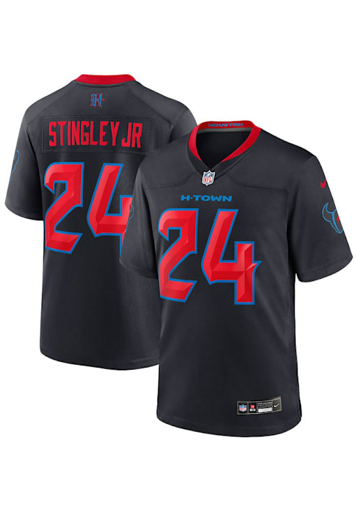 Derek Stingley Jr  Nike Houston Texans Blue Alt Football Jersey