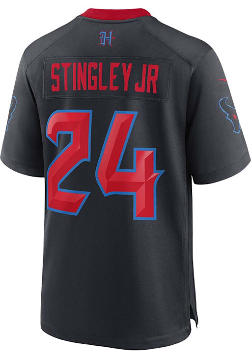Derek Stingley Jr  Nike Houston Texans Blue Alt Football Jersey