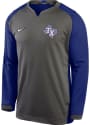 Texas Rangers Nike Authentic Thermal Sweatshirt - Grey