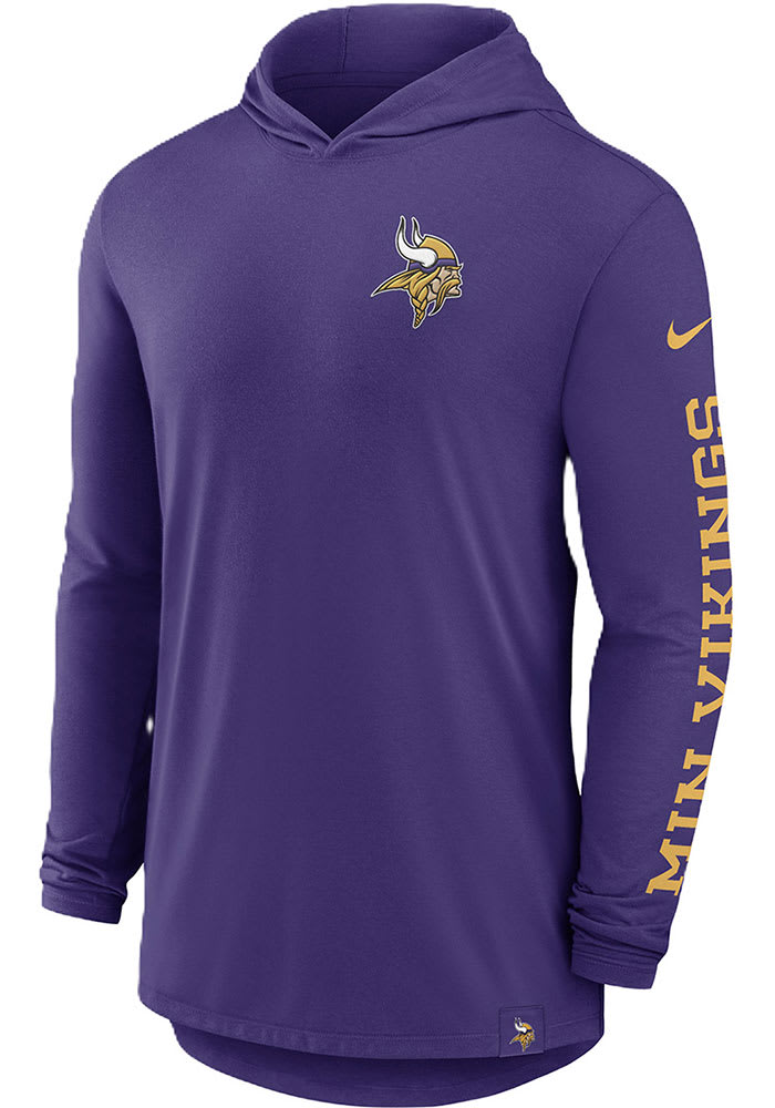 molten - himmy Nike Minnesota Vikings Mens PURPLE Blitz Dri-Fit Lightweight
