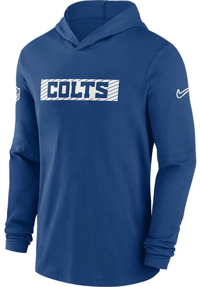 【Nike】Indianapolis Colts Club Men's Nike NFL Pullover Crew Men's Indianapolis Colts Nike Royal Sideline Club Fleece