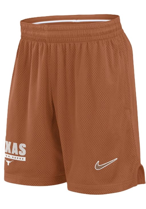 Nike Texas Longhorns Mens Burnt Orange Sideline Shorts