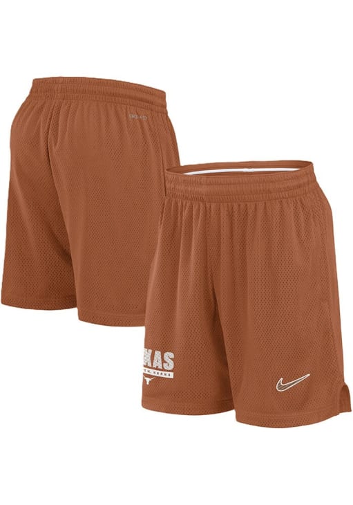 Nike Texas Longhorns Mens Burnt Orange Sideline Shorts