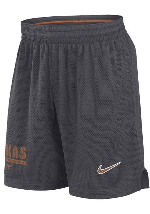 Nike Texas Longhorns Mens Grey Sideline Shorts
