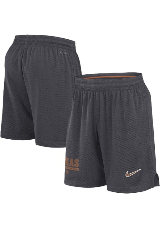 Nike Texas Longhorns Mens Grey Sideline Shorts