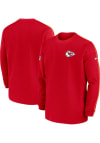 Main image for Nike Kansas City Chiefs Mens Red Sideline Coach Long Sleeve Sweatshirt