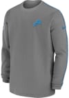 Main image for Nike Detroit Lions Mens Black Sideline Coach Long Sleeve Sweatshirt