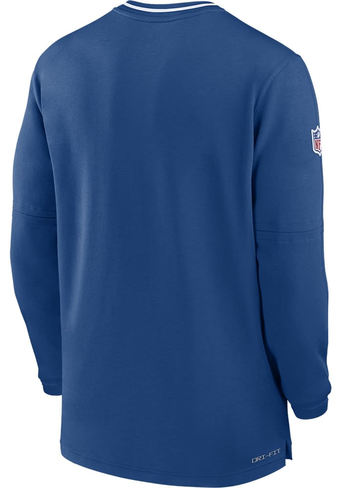 Nike Indianapolis Colts Mens BLUE Sideline Coach Pullover - 173204441