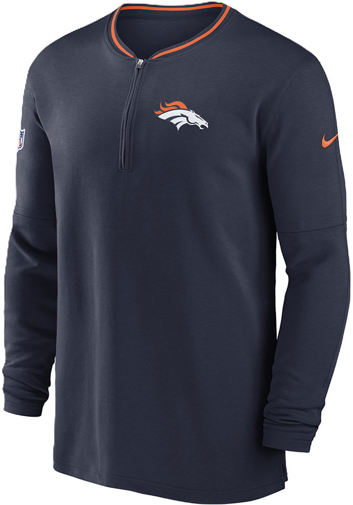 Men's Nike Gray / Navy Denver shops Broncos sweater