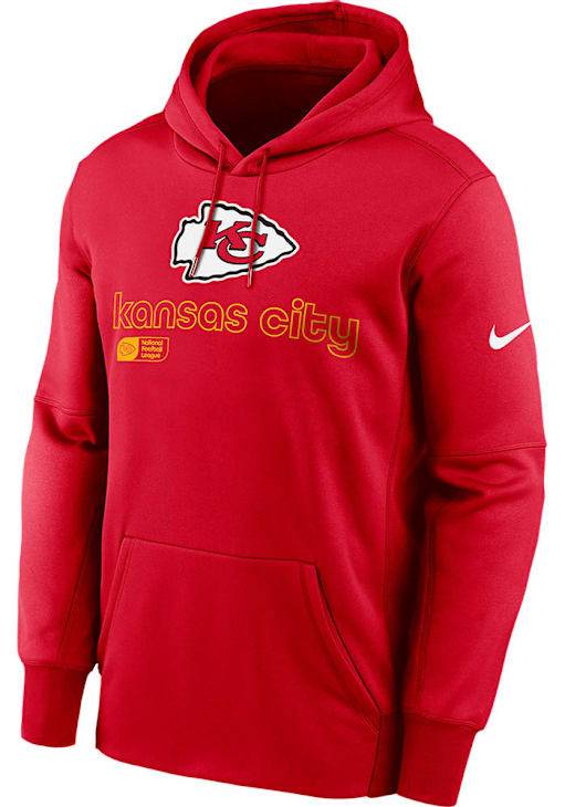 Nike Kansas City Chiefs Mens Red Therma Hood